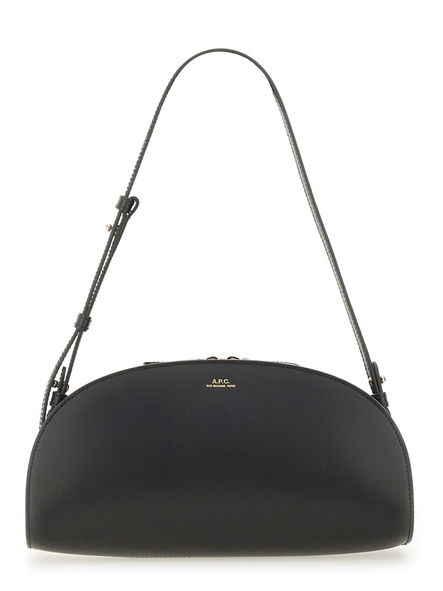 Apc A.p.c. 'demi-lune' Shoulder Bag In Black