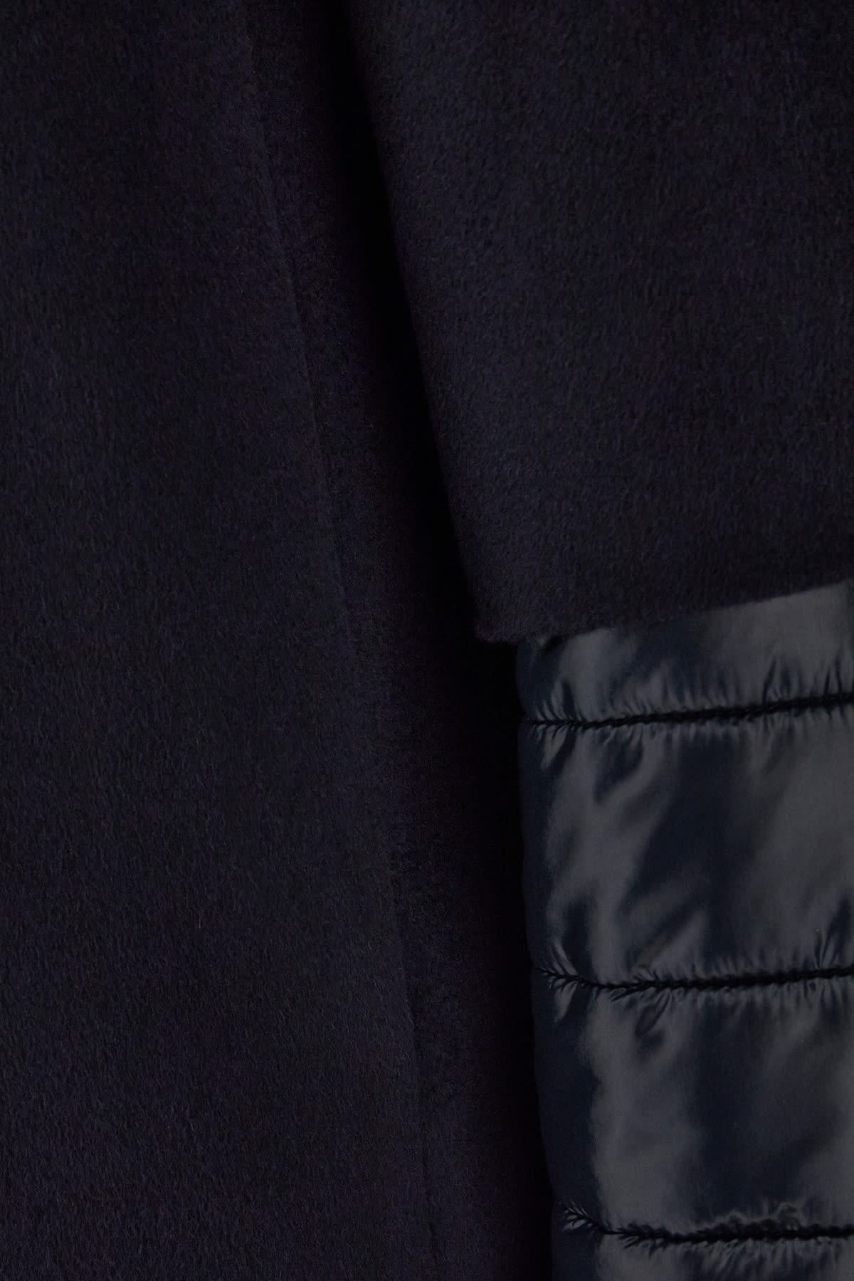 Herno Eco Wool Coat In Blue