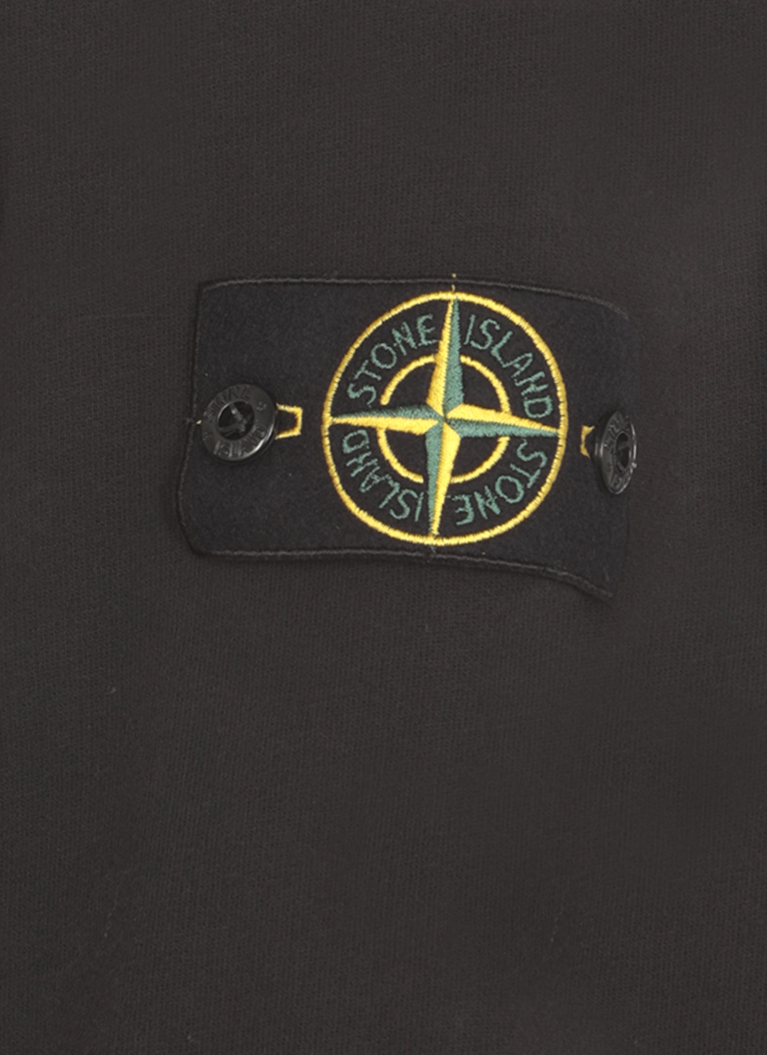 Shop Stone Island Hoodie With Logo In Black