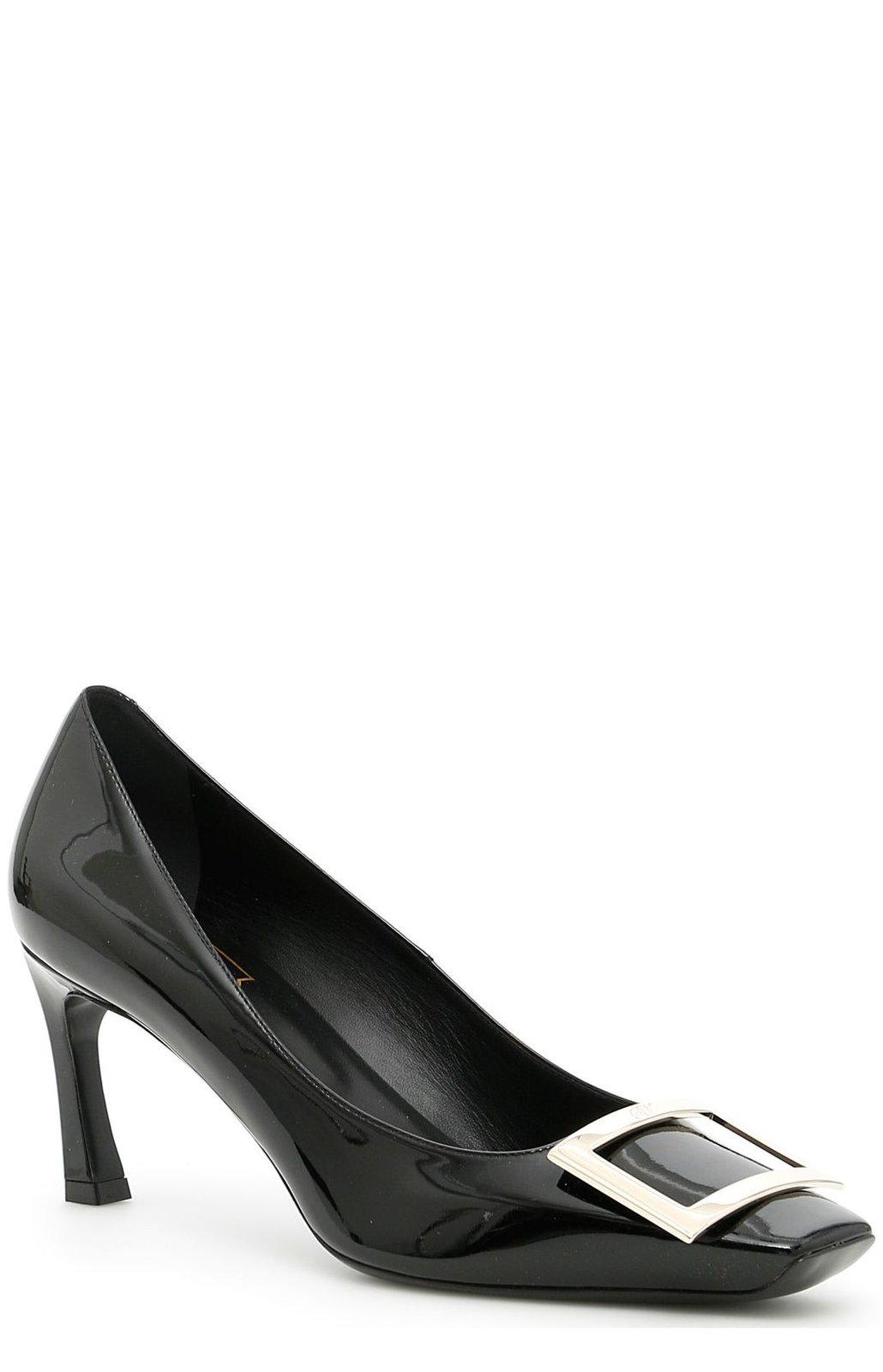 Shop Roger Vivier Trompette Buckle Pumps