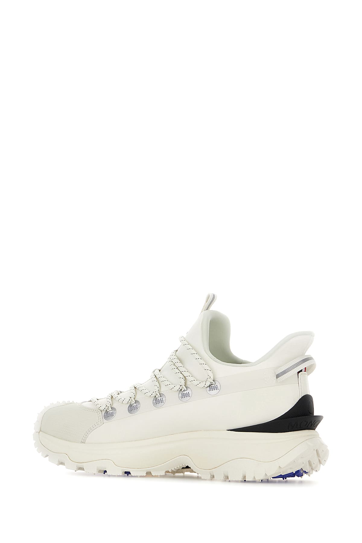 Moncler White Tech Fabric Trailgrip Lite 2 Sneakers In White