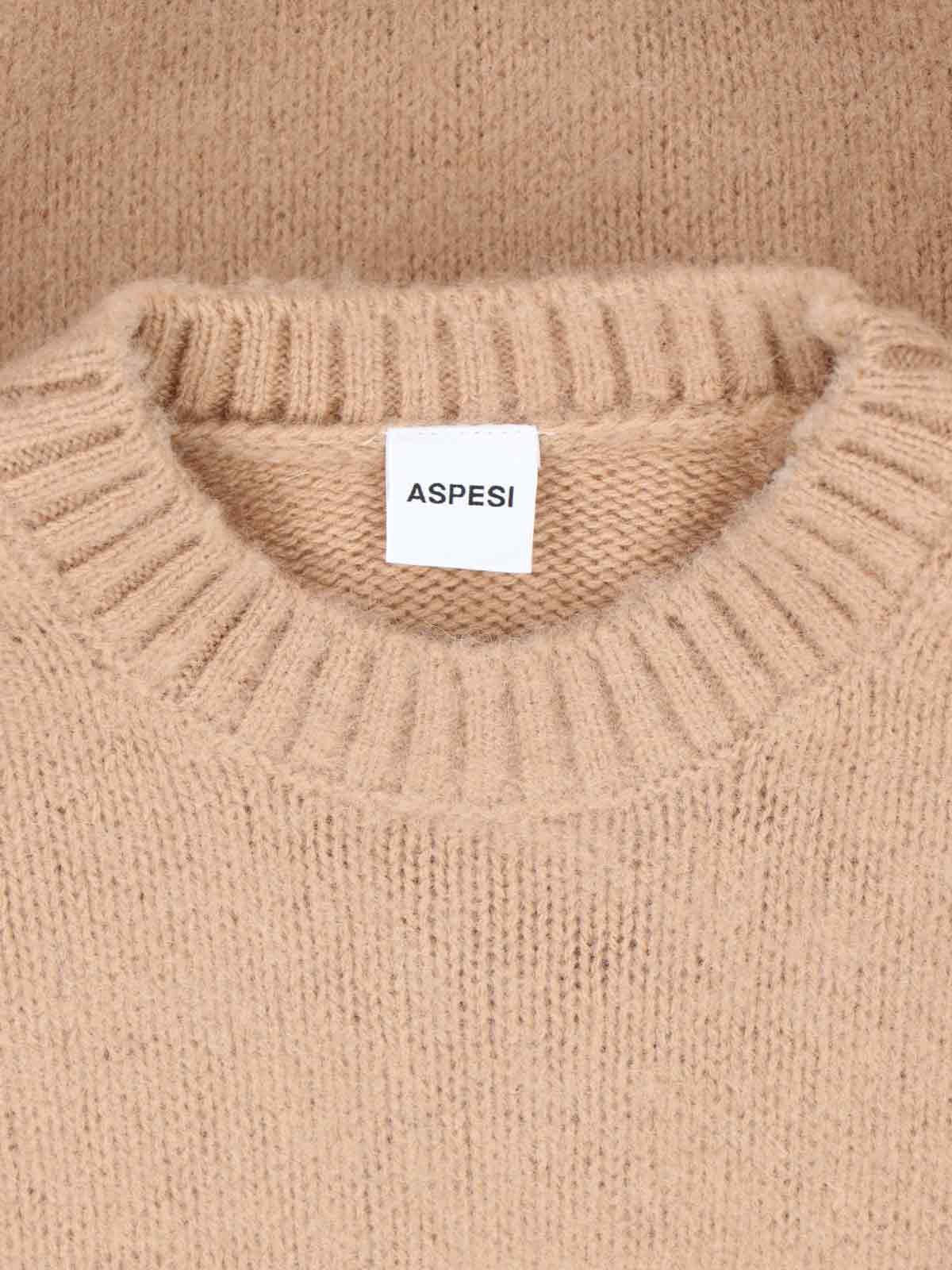 Shop Aspesi M183 Sweater In Beige