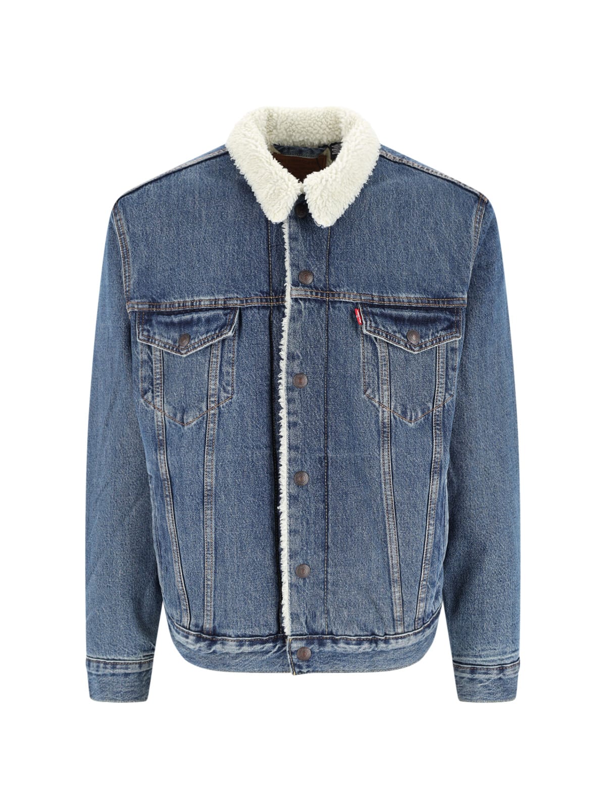 Levi's Sherpa Jacket In Blue
