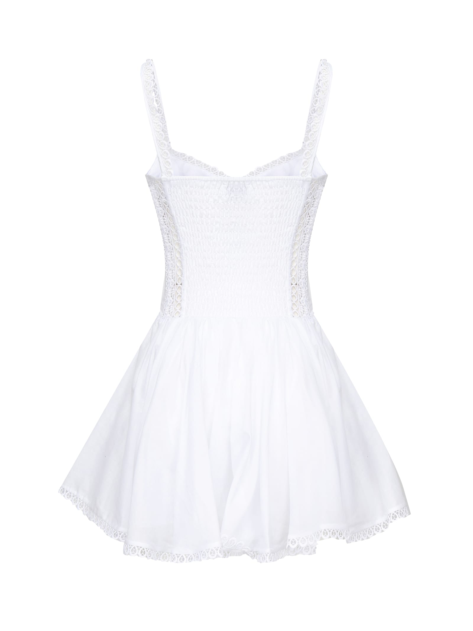 Charo Ruiz Gardenia Mini Dress In White