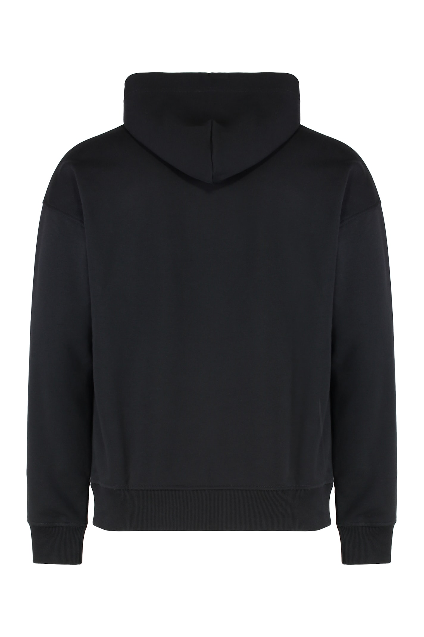 Diesel S-rob-hood-r1 Cotton Hoodie In Black