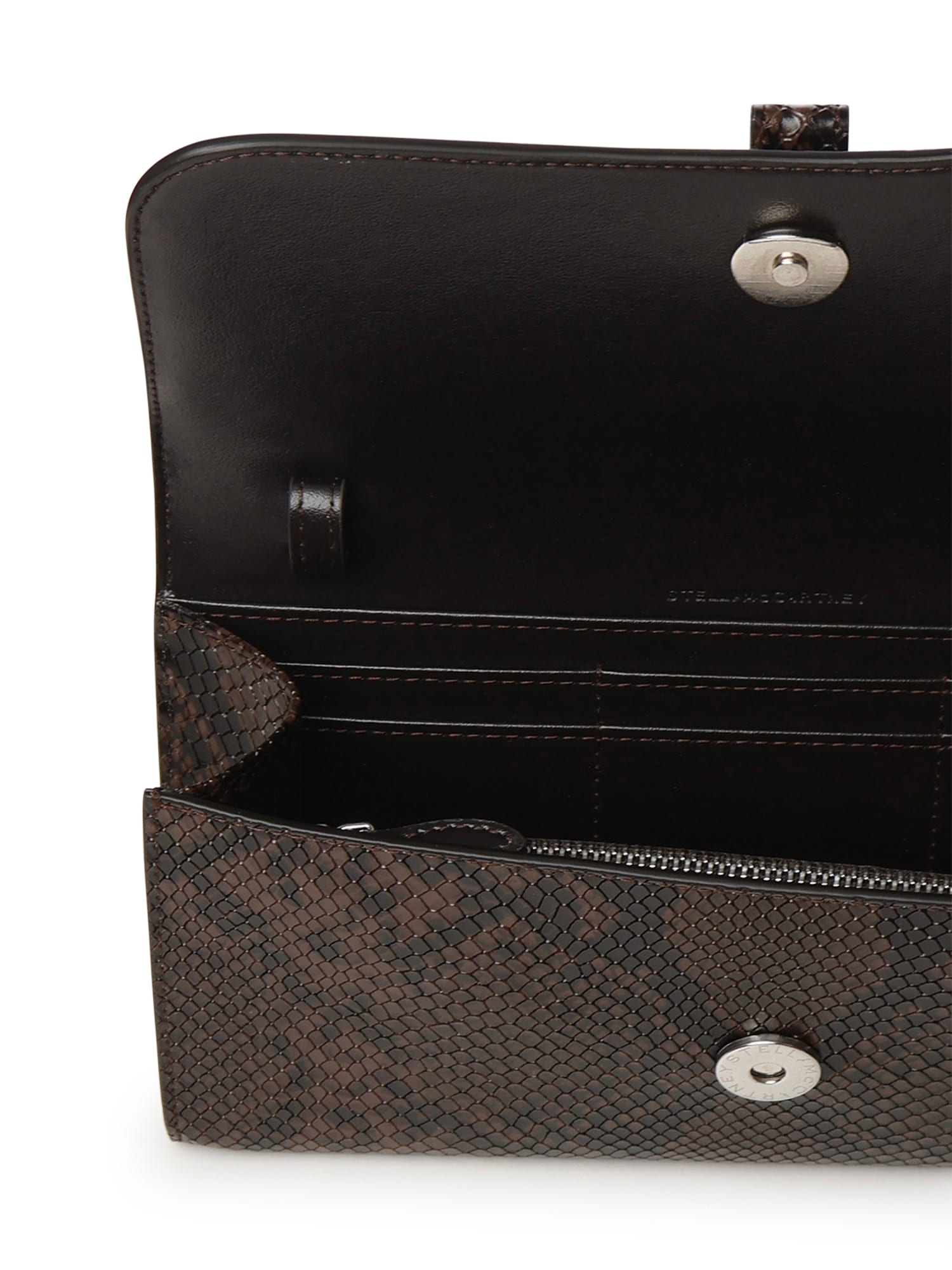 Stella Mccartney Ryder Flap Crossbody Bag In Brown