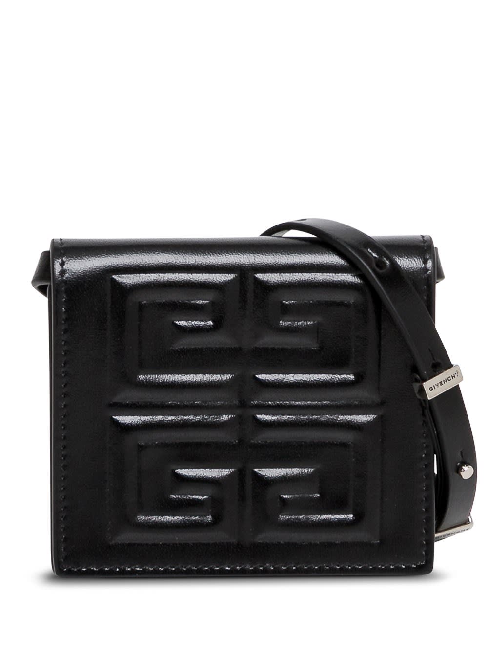 Givenchy Mini Pouch Crossbody Bag In 4g Leather