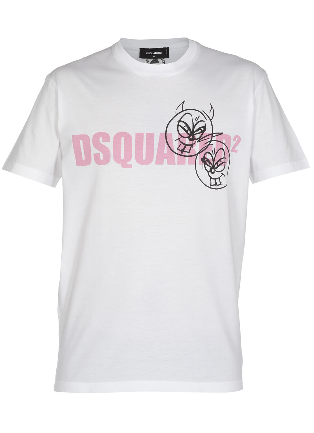 Dsquared2 Logo Doodle Face T-shirt