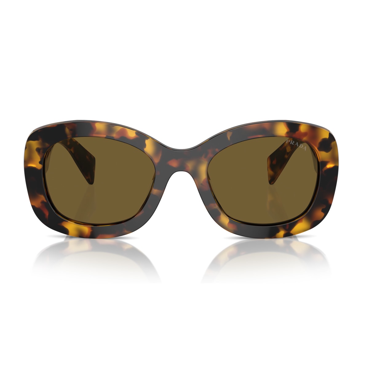 Prada Pra A13s Vau01t Miele Tartarugato Sunglasses