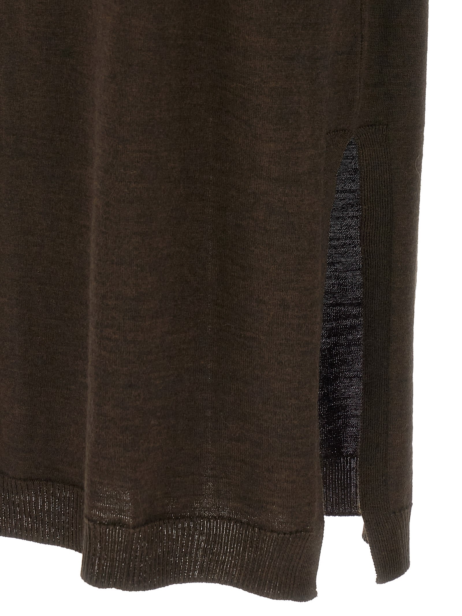Lemaire Trompe L'œil Midi Dress In Multi