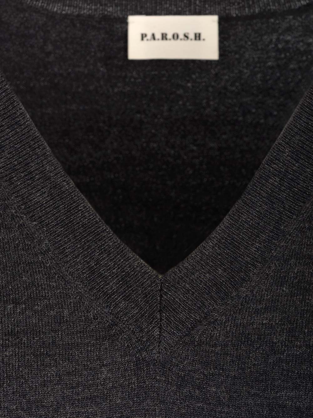 P.a.r.o.s.h V-neck Sweater In Grey