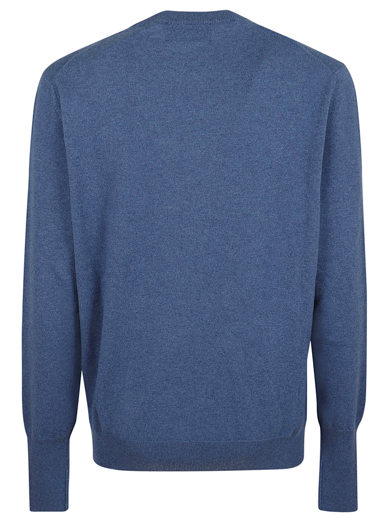 Shop Ballantyne Round Neck Pullover In Avio