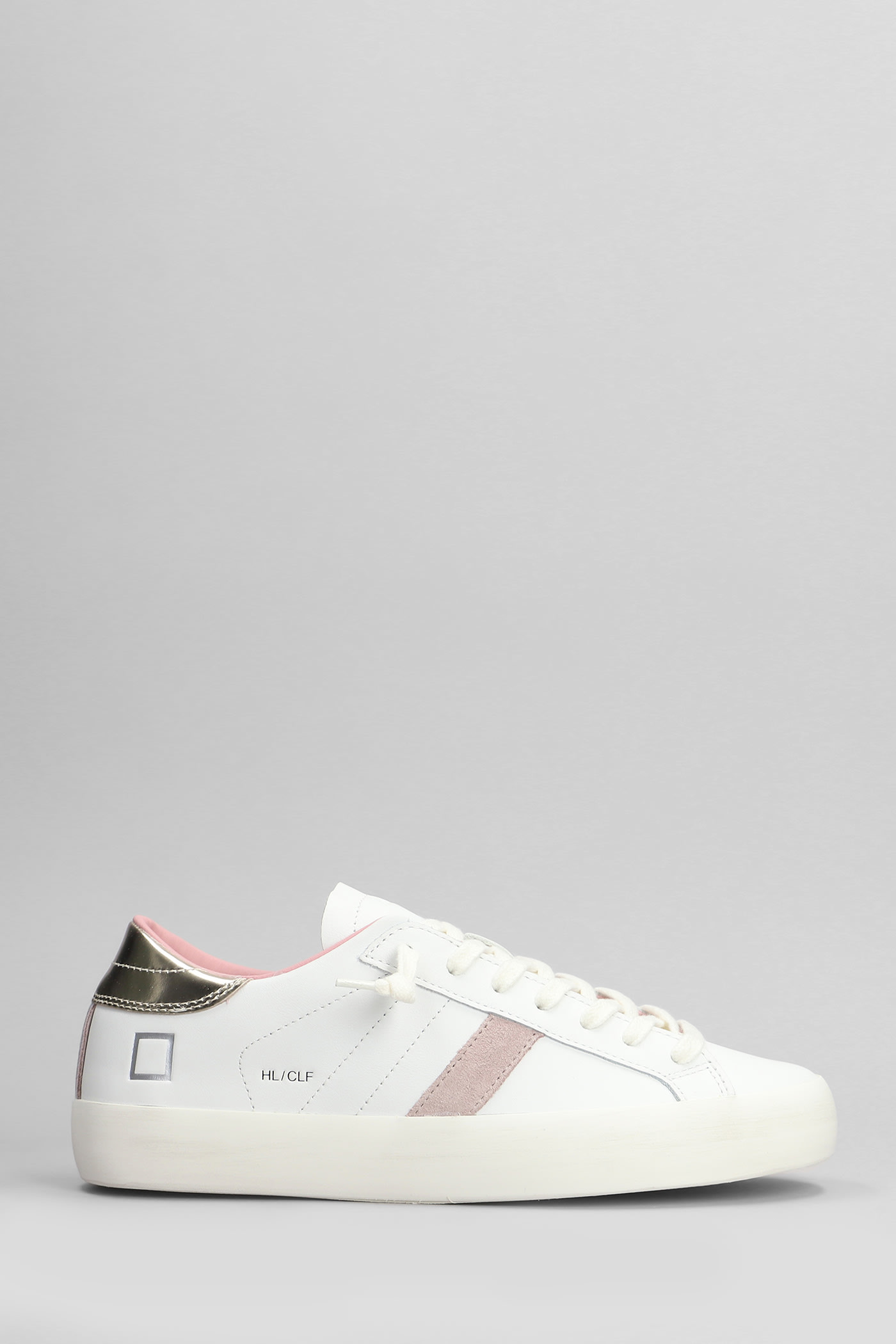 D. A.T. E. Hill Low Sneakers In White Leather