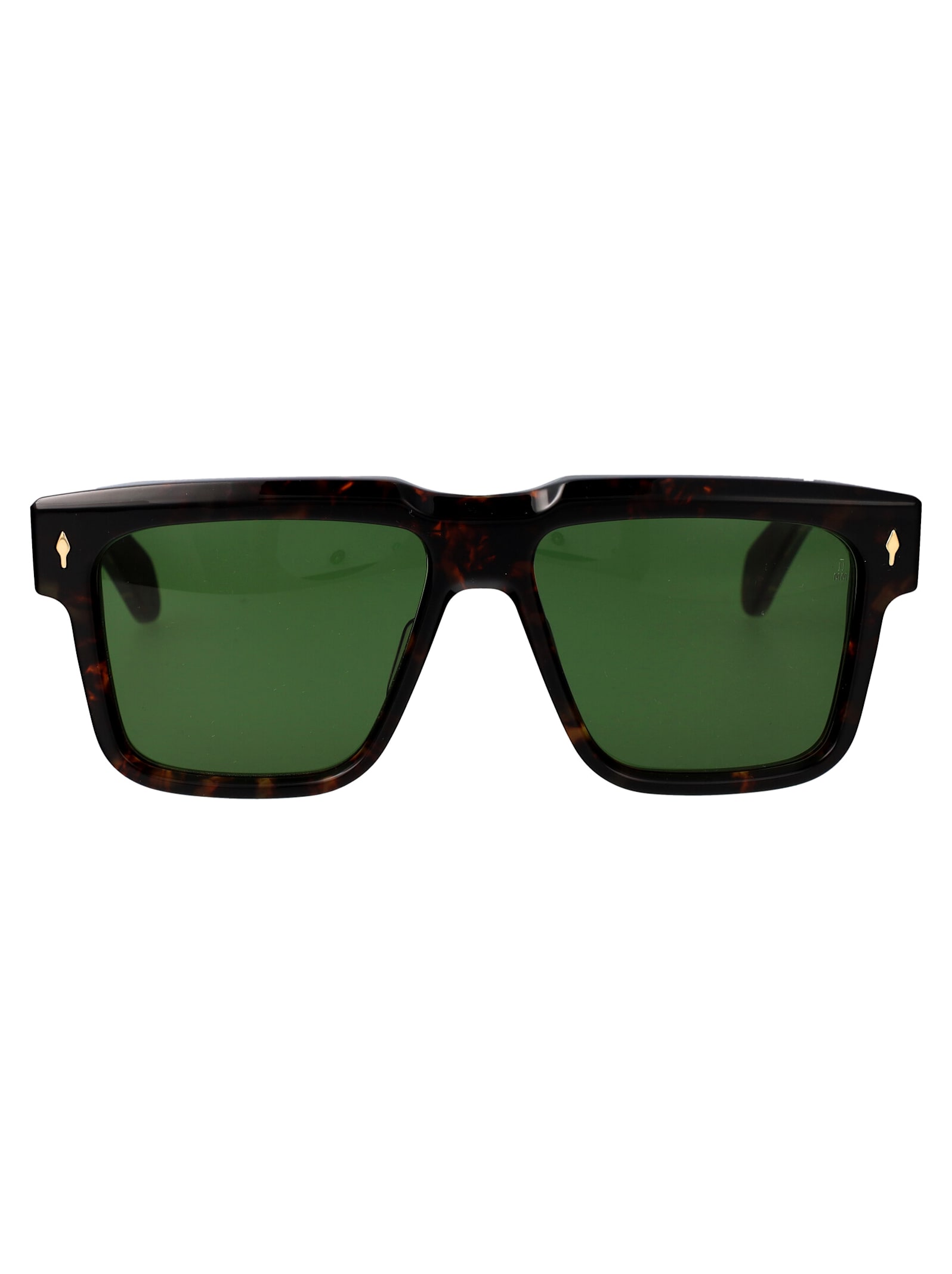 Jacques Marie Mage Tramonto Sunglasses In Green