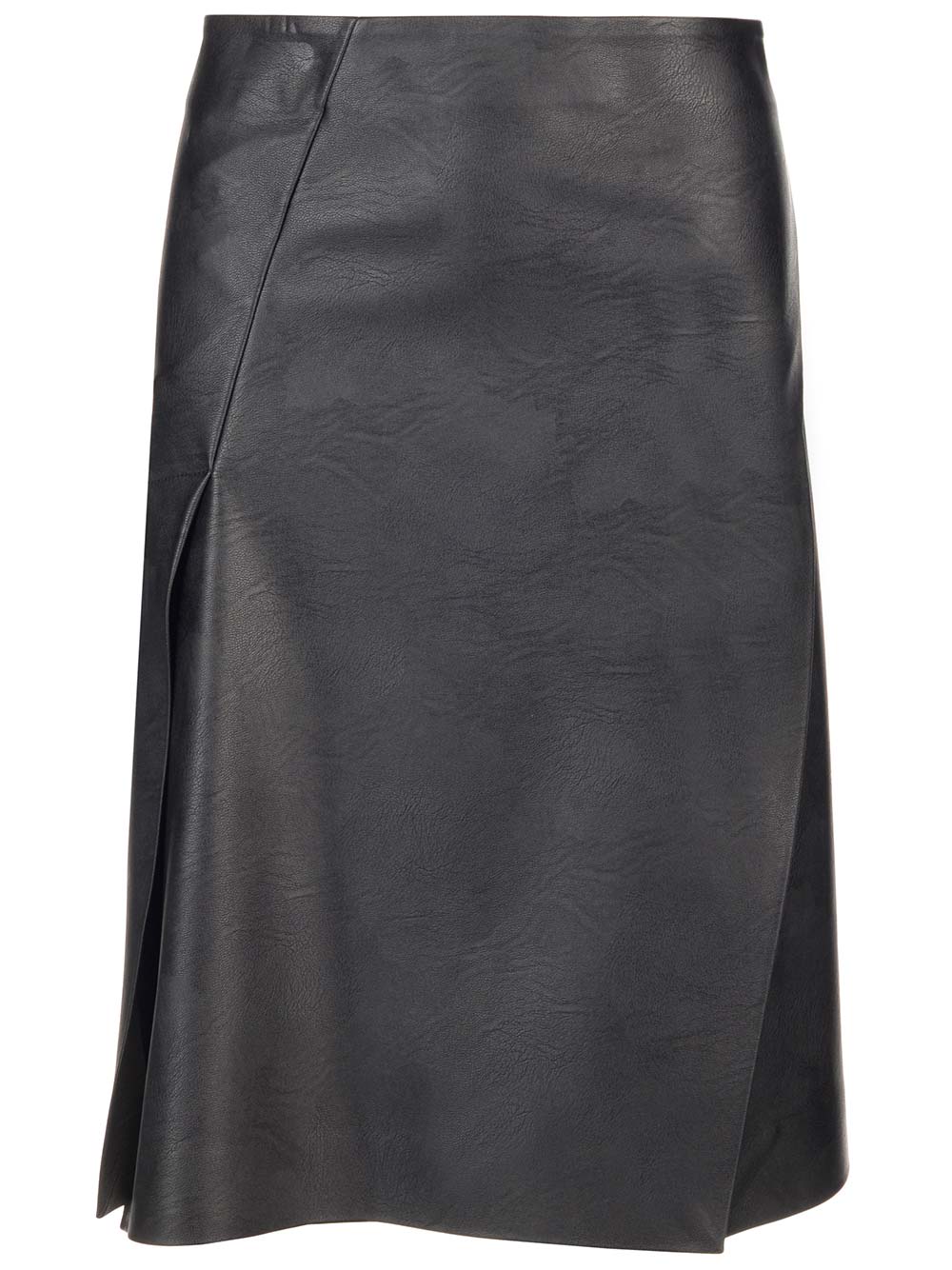 Shop Stella Mccartney Alter Mat Flared Skirt In Nero