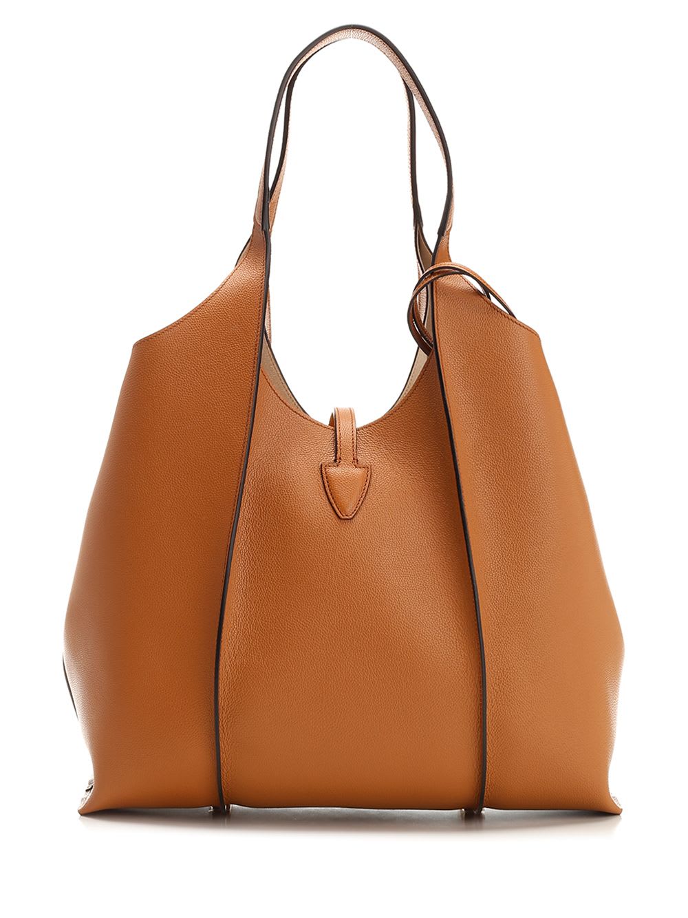 Shop Tod's T Timeless Medium Shopping Bag In Brown