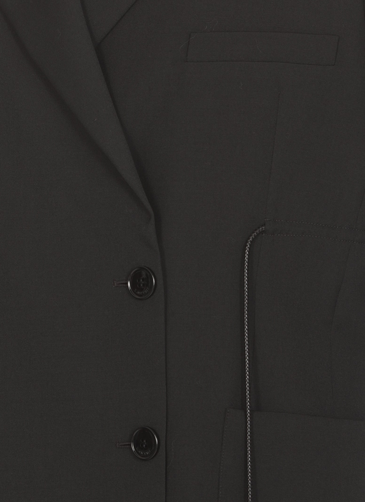Lanvin Wool Blazer In Black