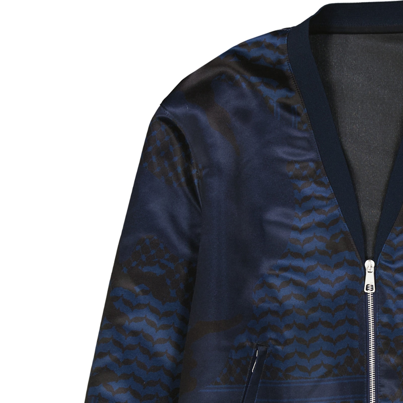 Shop Neil Barrett Bomber Jacket In Blue