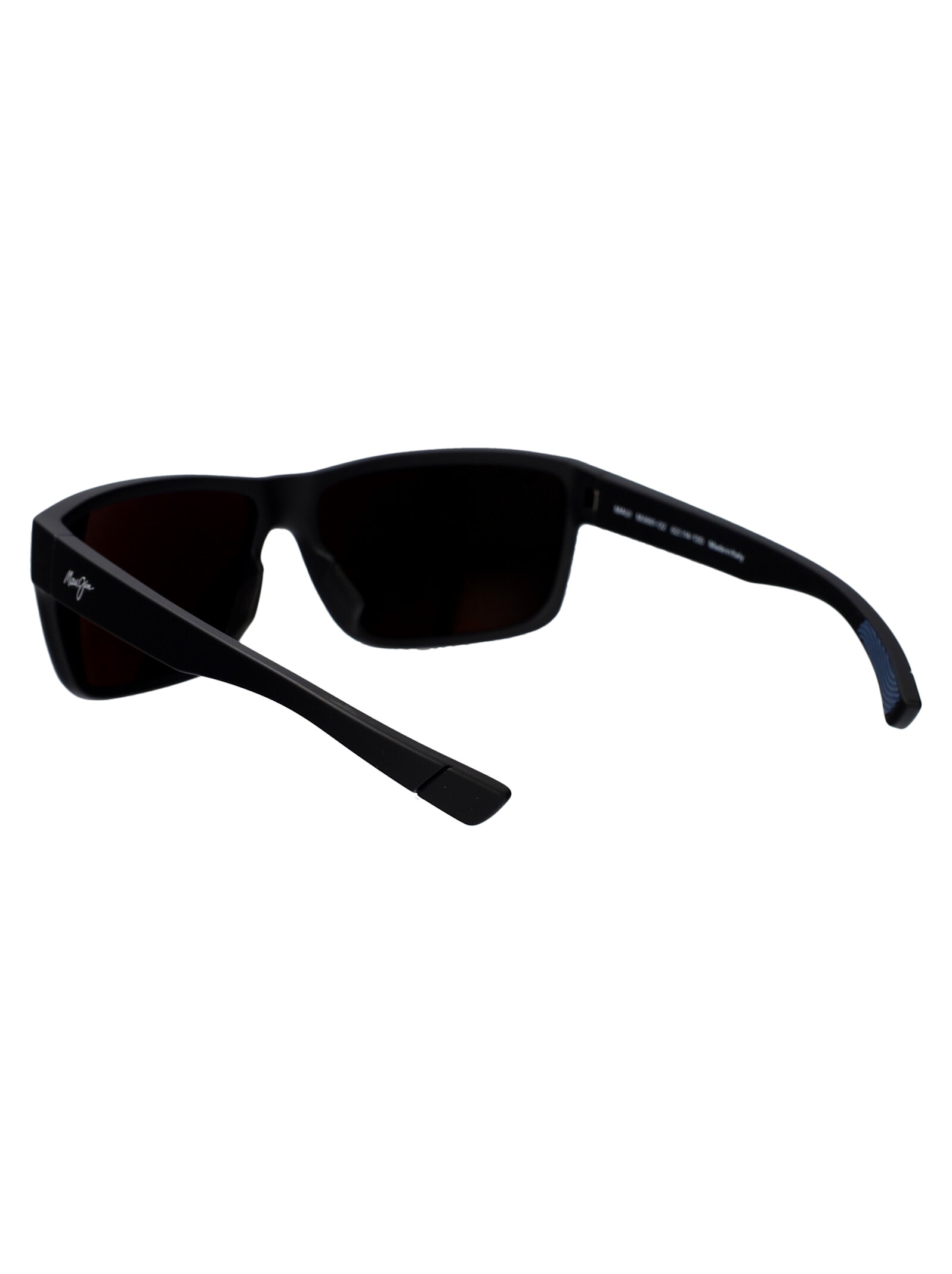 Shop Maui Jim Uila Sunglasses In Matte Black