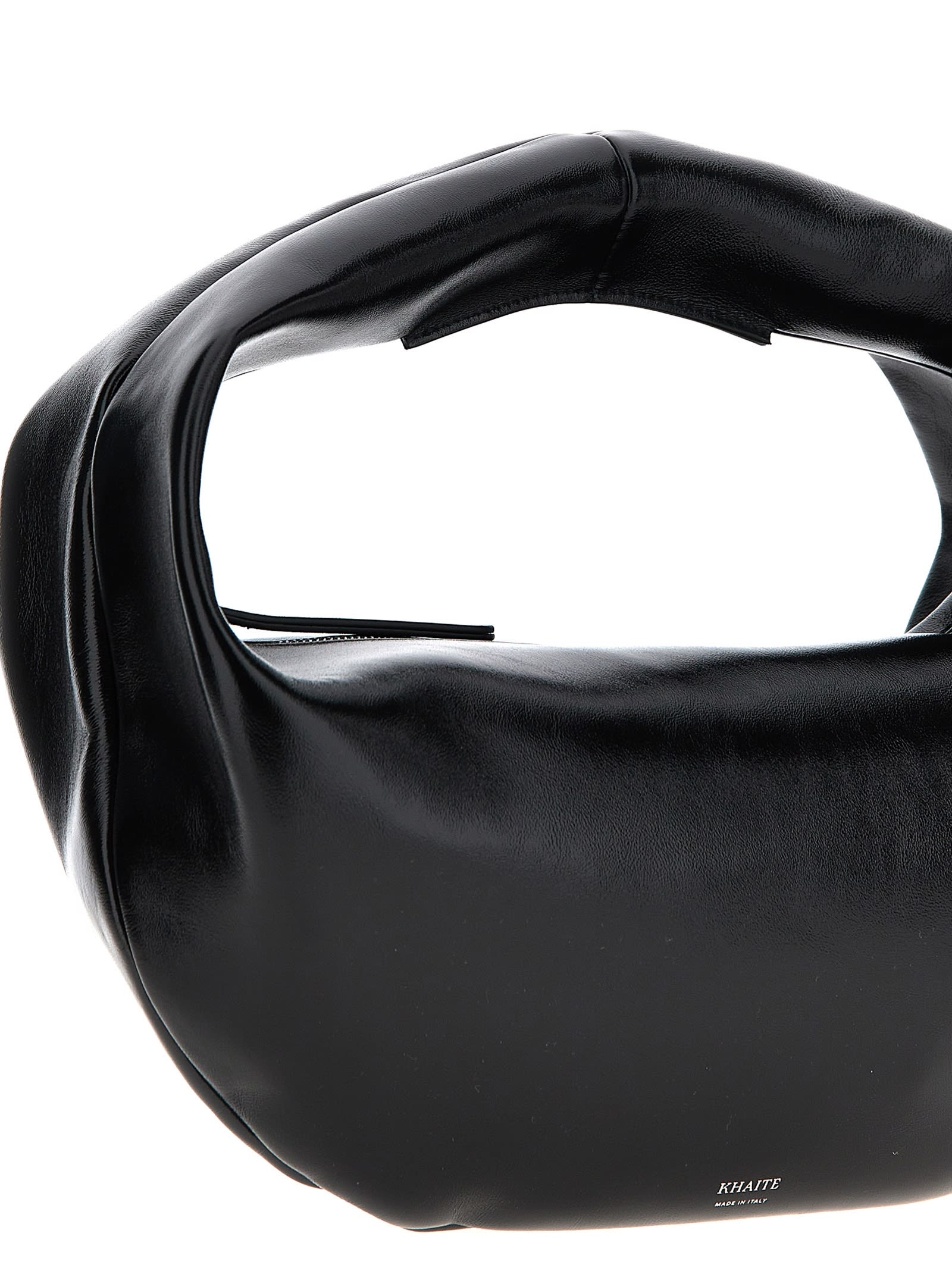 Shop Khaite Medium Olivia Hobo Shoulder Bag In Black