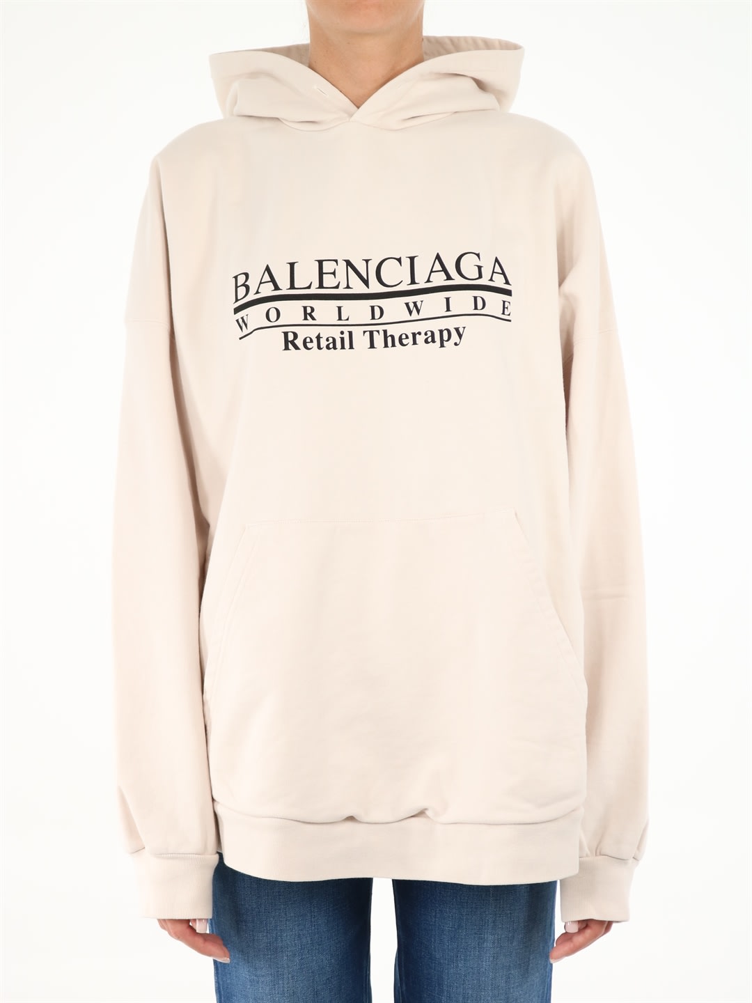 Balenciaga Hooded Sweatshirt With Logo