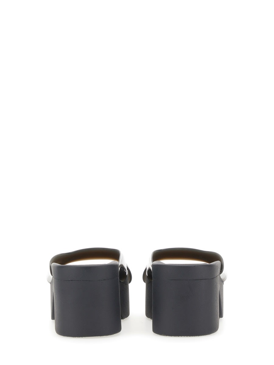 Alexander Wang Aw Sport Platform Slide In Thermoplastic In Black