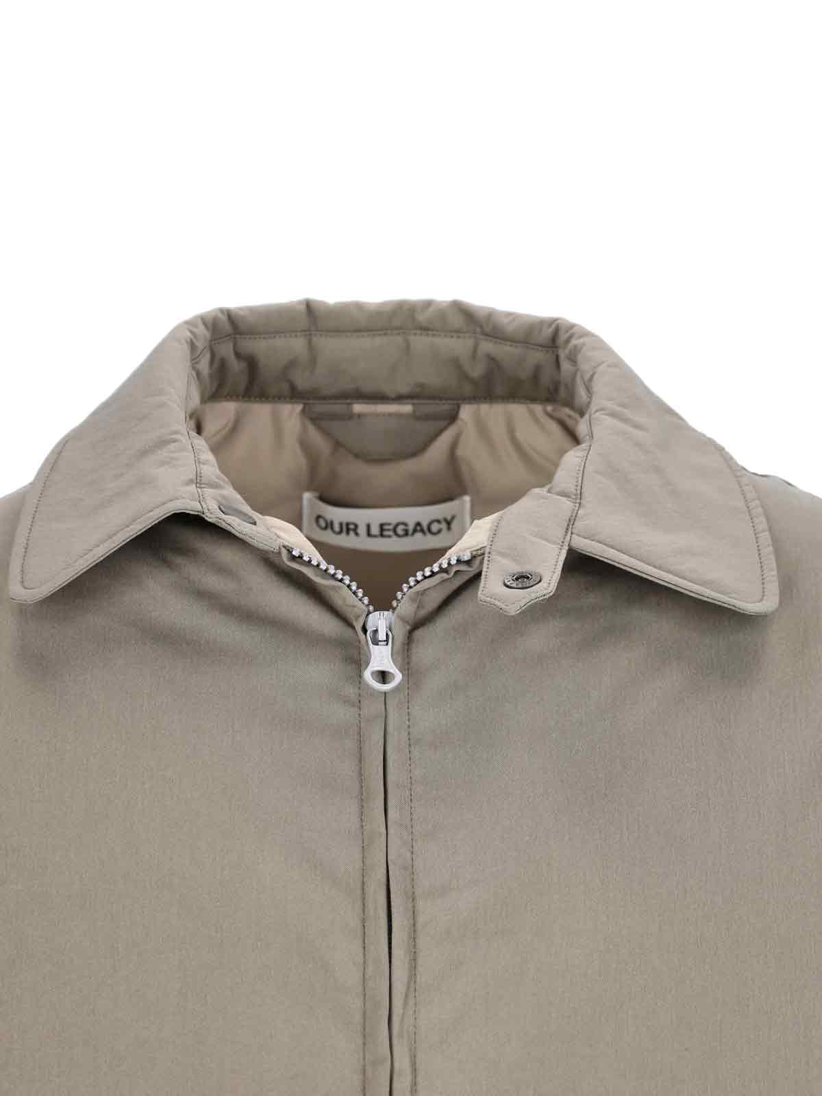 Our Legacy Avenue Puffa Jacket In Solaro Fabric In Brown