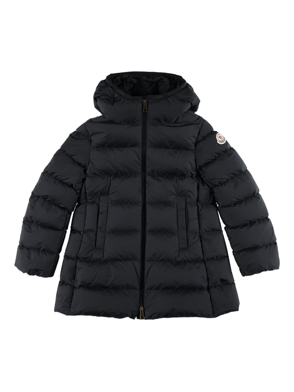 Moncler Barend Long Coat In Black