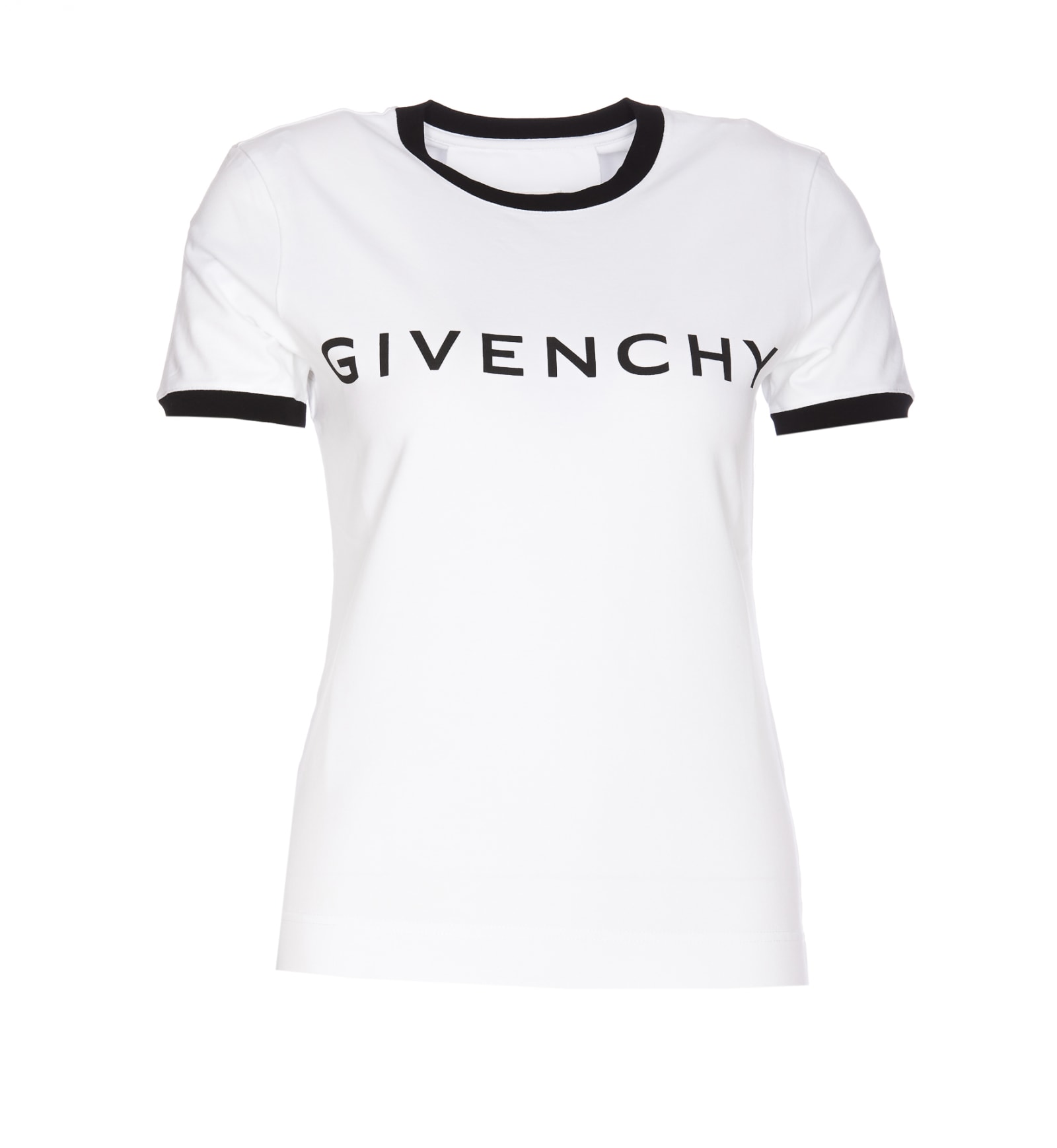 Shop Givenchy Logo T-shirt In White