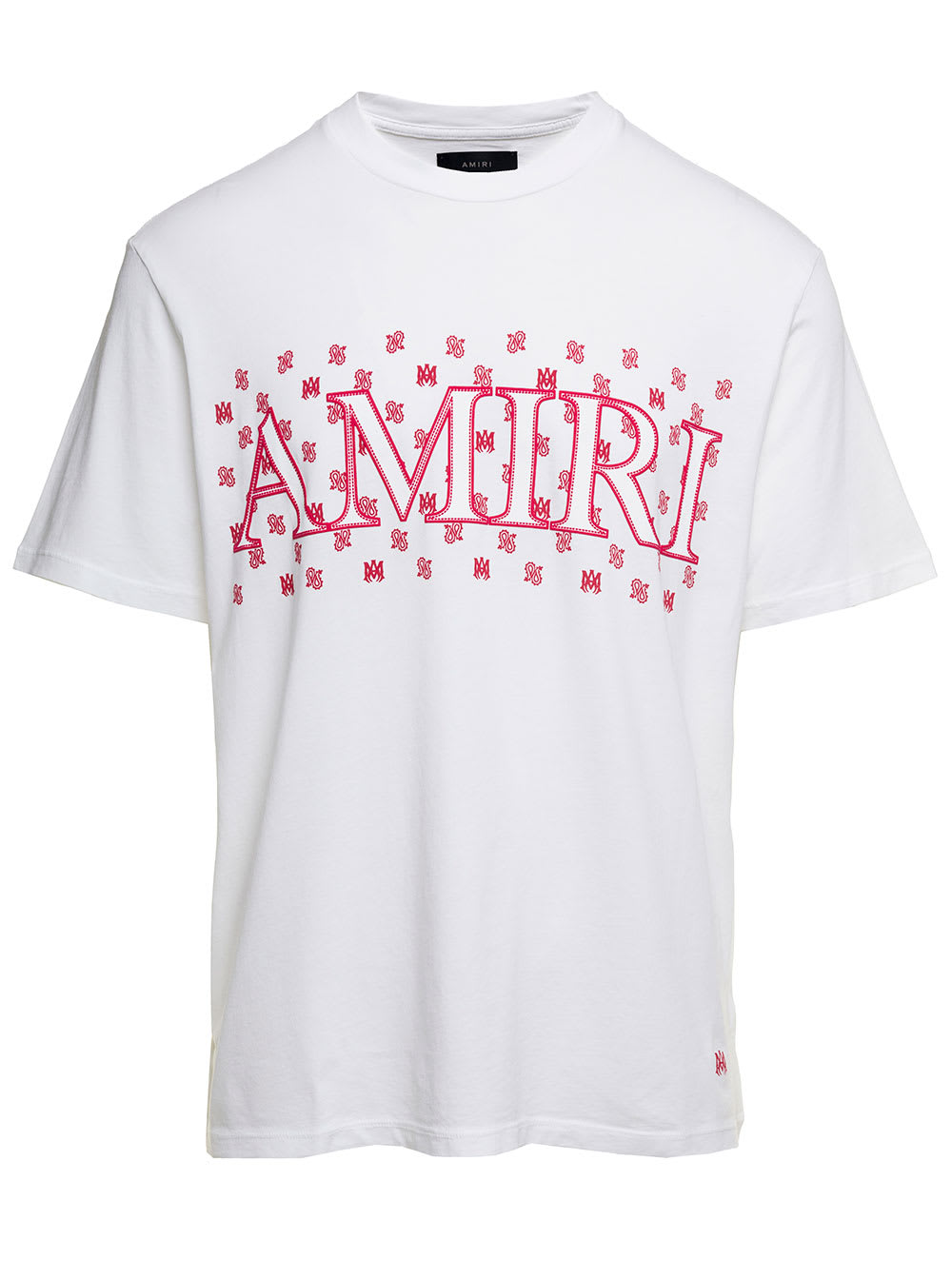 Amiri Man's Logo Lettering Print Crewneck T-Shirt