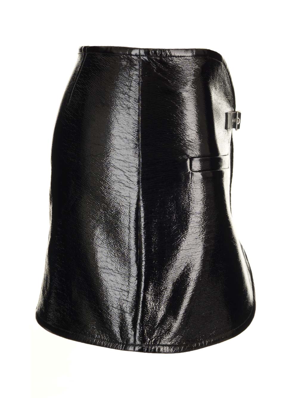 Shop Courrèges Ellisse Miniskirt In Black