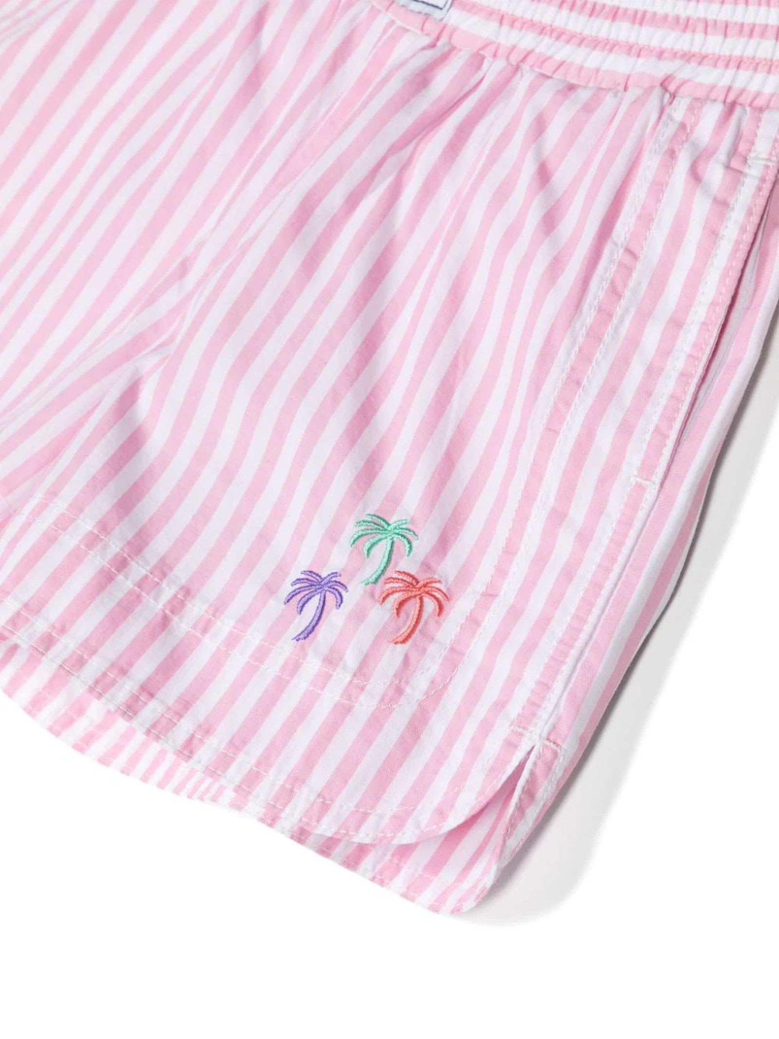 Shop Palm Angels Shorts Pink