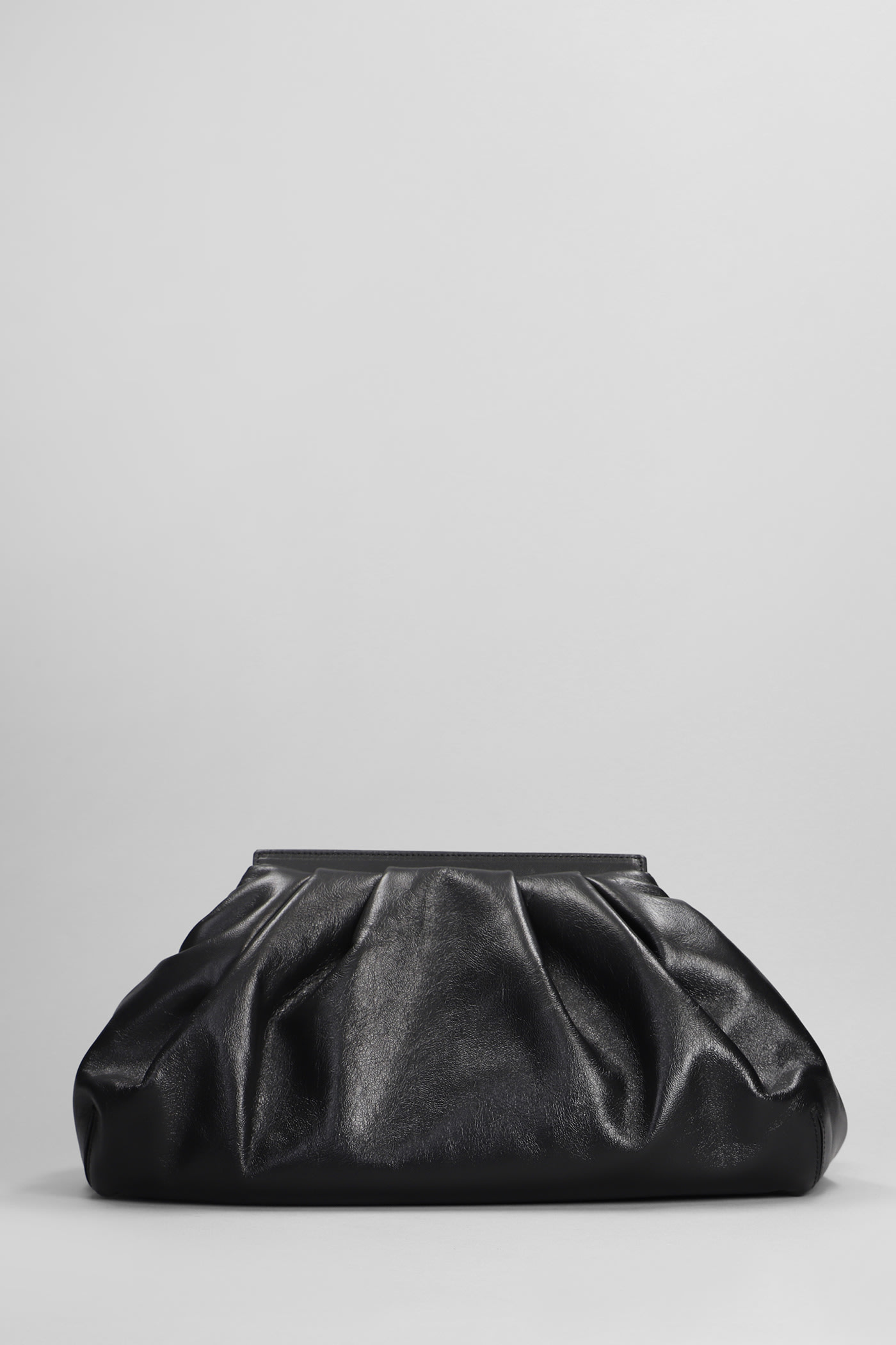 Shop Giuseppe Zanotti Clutch In Black Leather