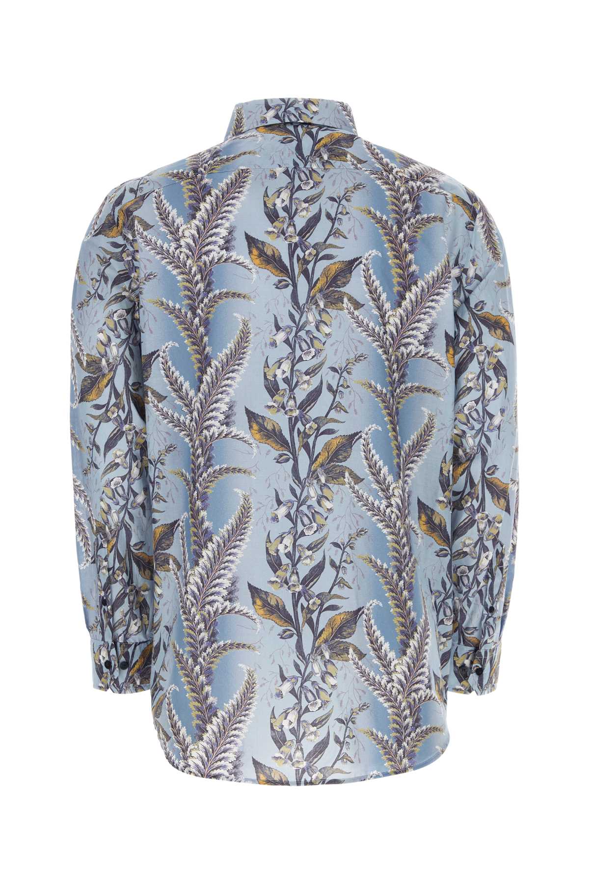 Shop Etro Printed Cotton Shirt In X0880