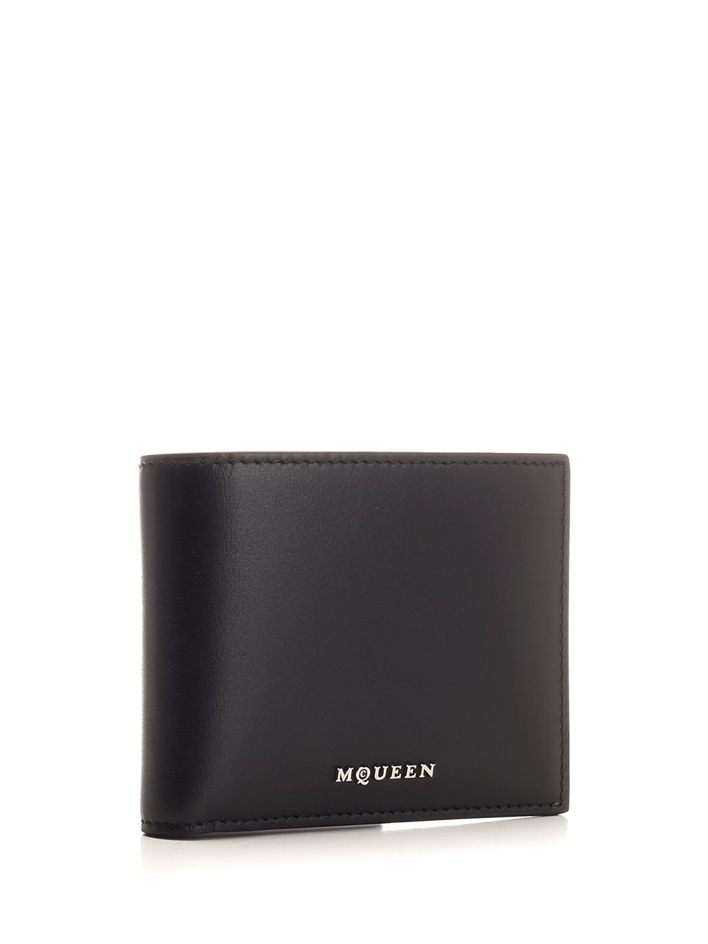 Shop Alexander Mcqueen Bi-fold Wallet In Black