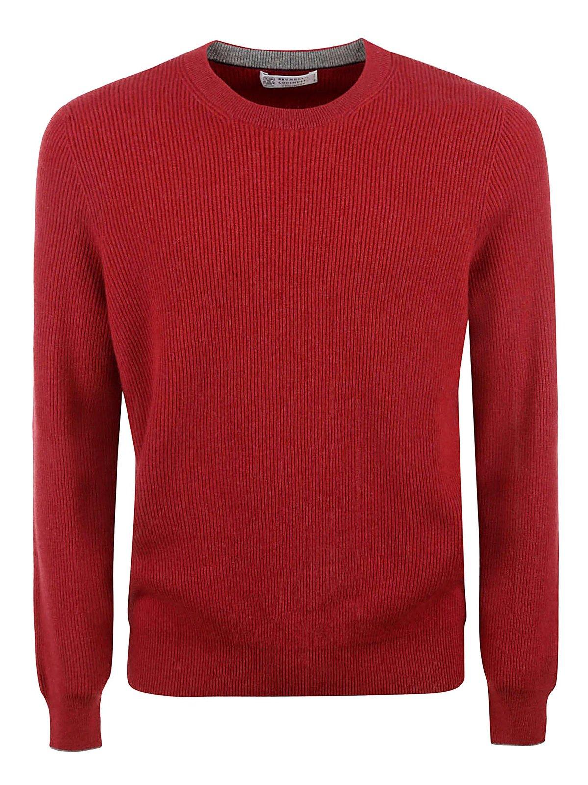 Brunello Cucinelli Rib Round-neck Sweater