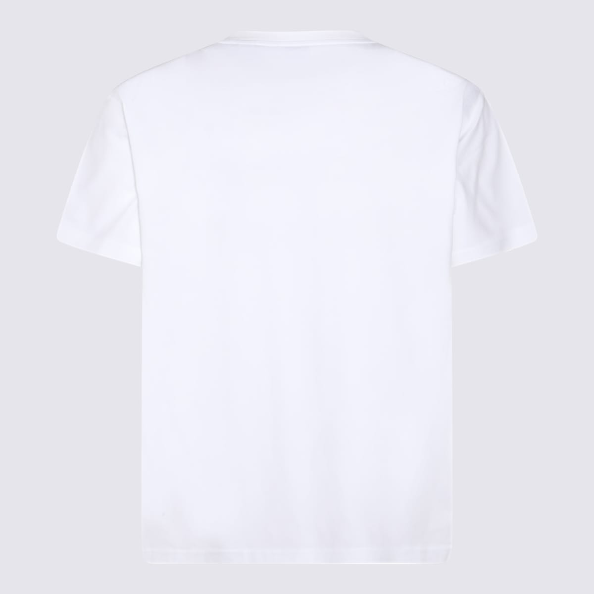 Shop Burberry White Cotton T-shirt