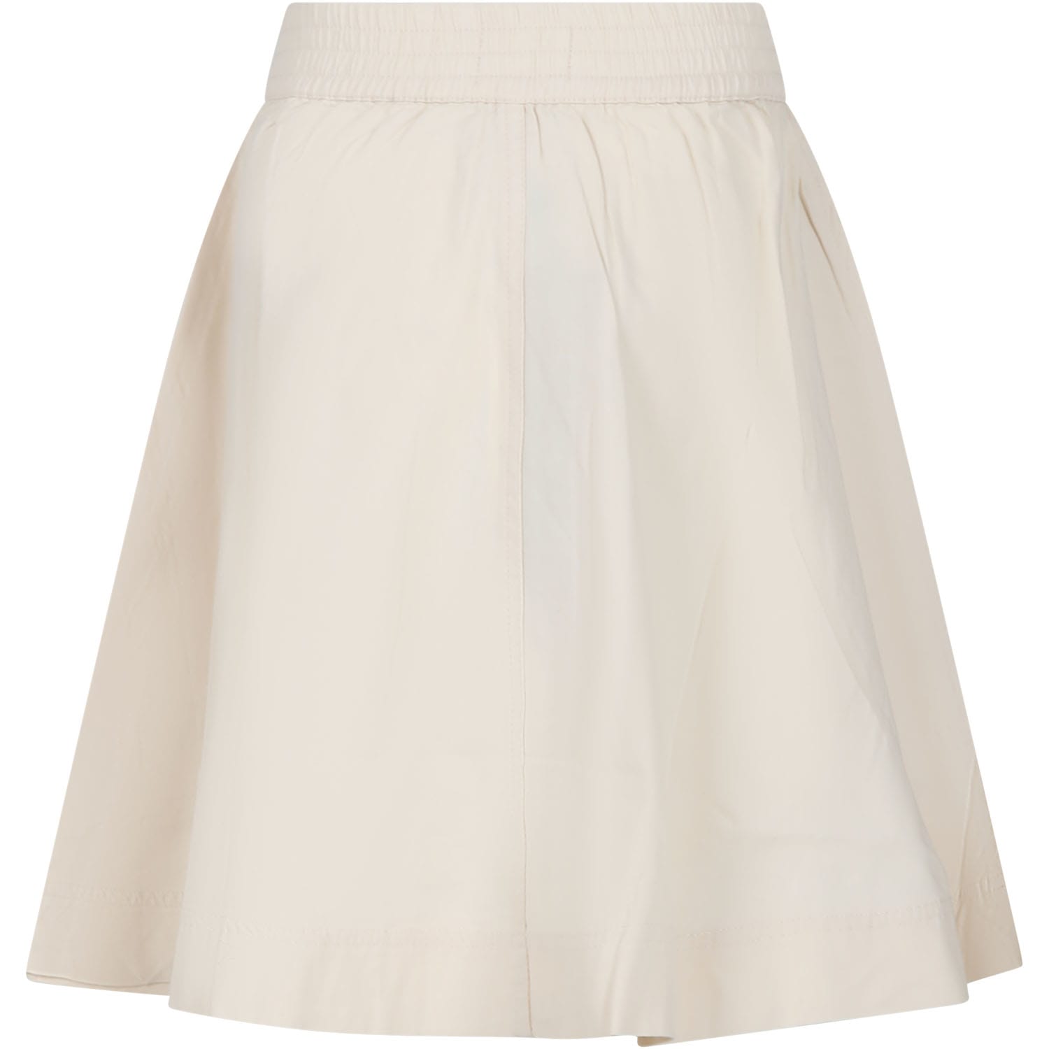 Shop Molo Ivory Skirt For Girl
