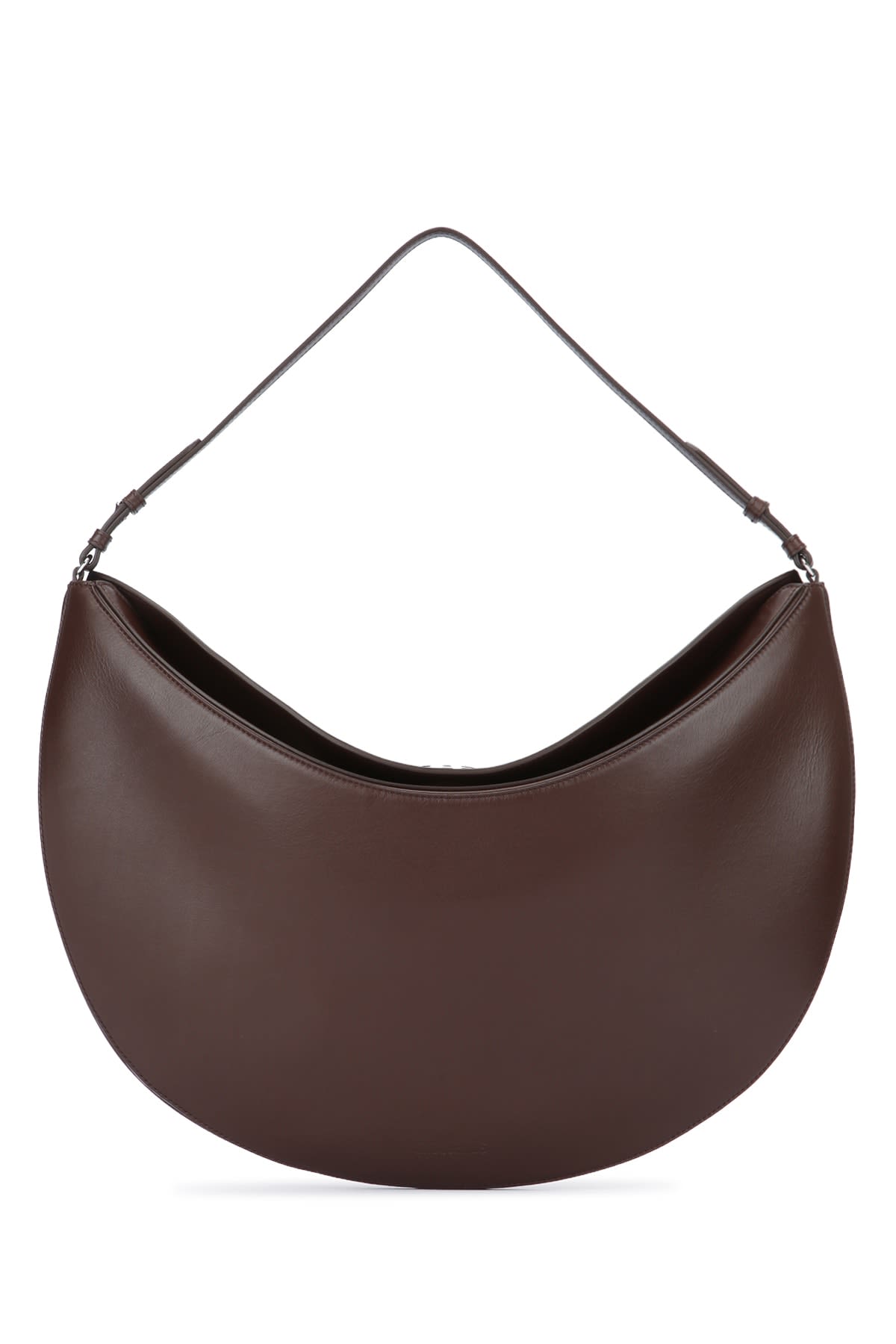 Jacquemus Midnight Brown The Ovalo Hobo Bag In Brown