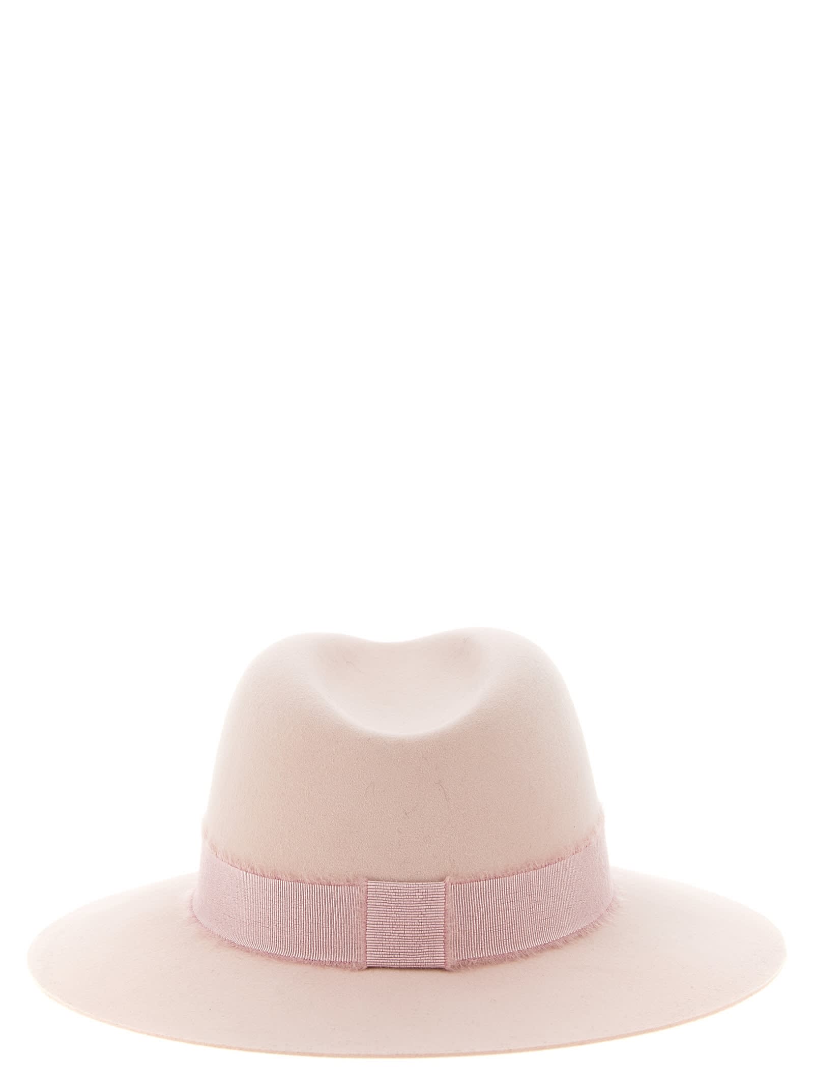Maison Michel Henrietta Felt Hat In Pink