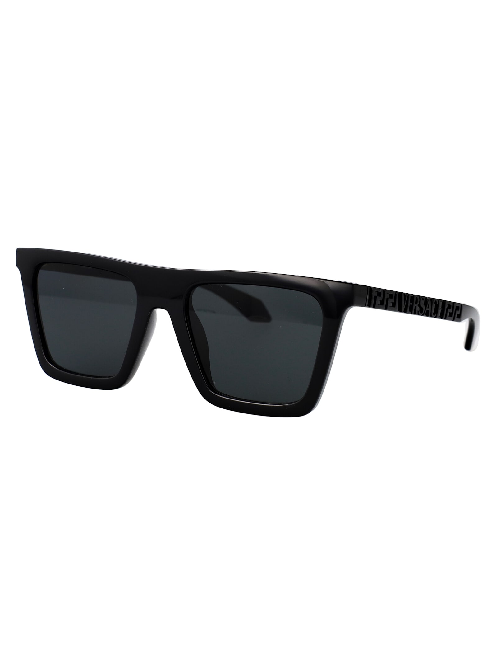 Versace 0ve4468u Sunglasses In Gb1/87 Black