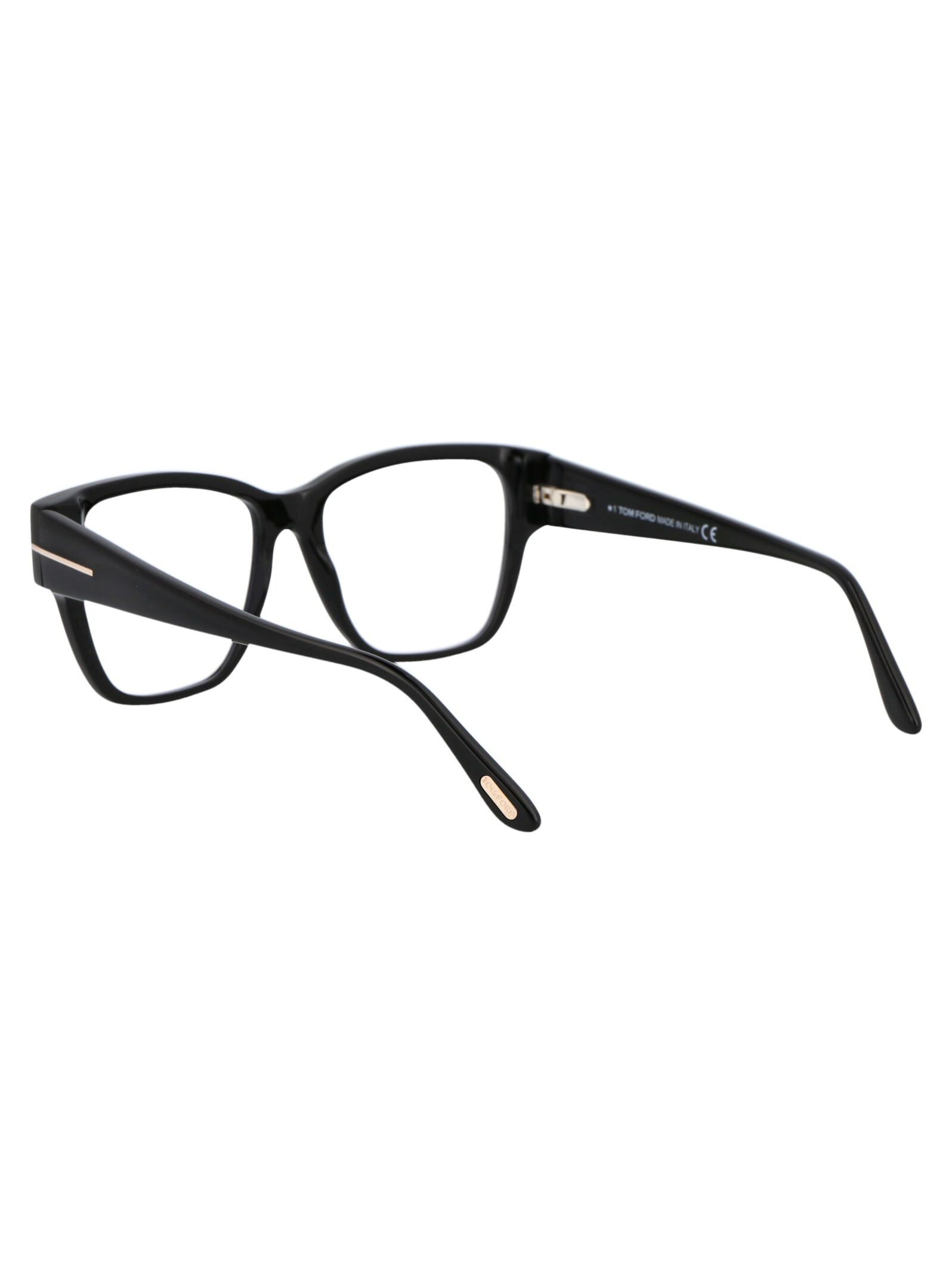 Shop Tom Ford Ft5745-b Glasses In 001 Nero Lucido