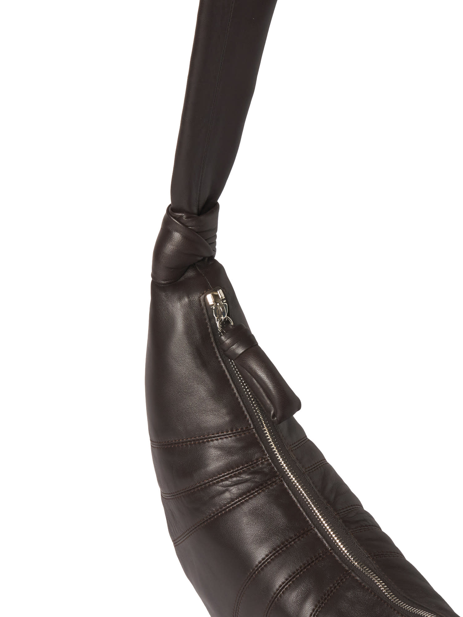 Lemaire Croissant Shoulder Bag In Brown