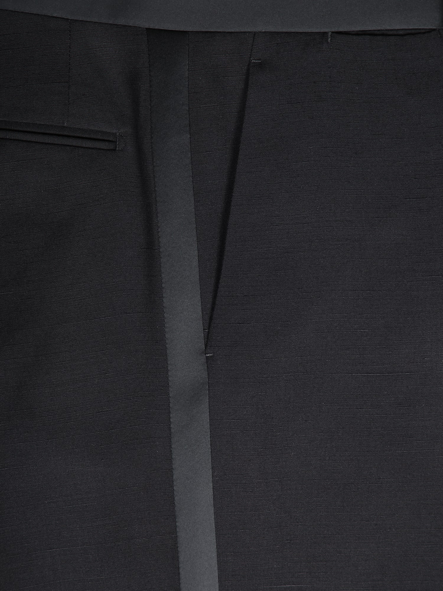 Lardini Black Silk Tuxedo Suit In Black