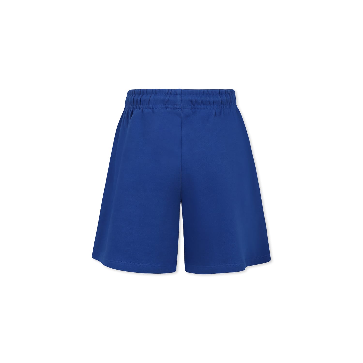 Shop Mini Rodini Blue Shorts For Boy With Chameleon