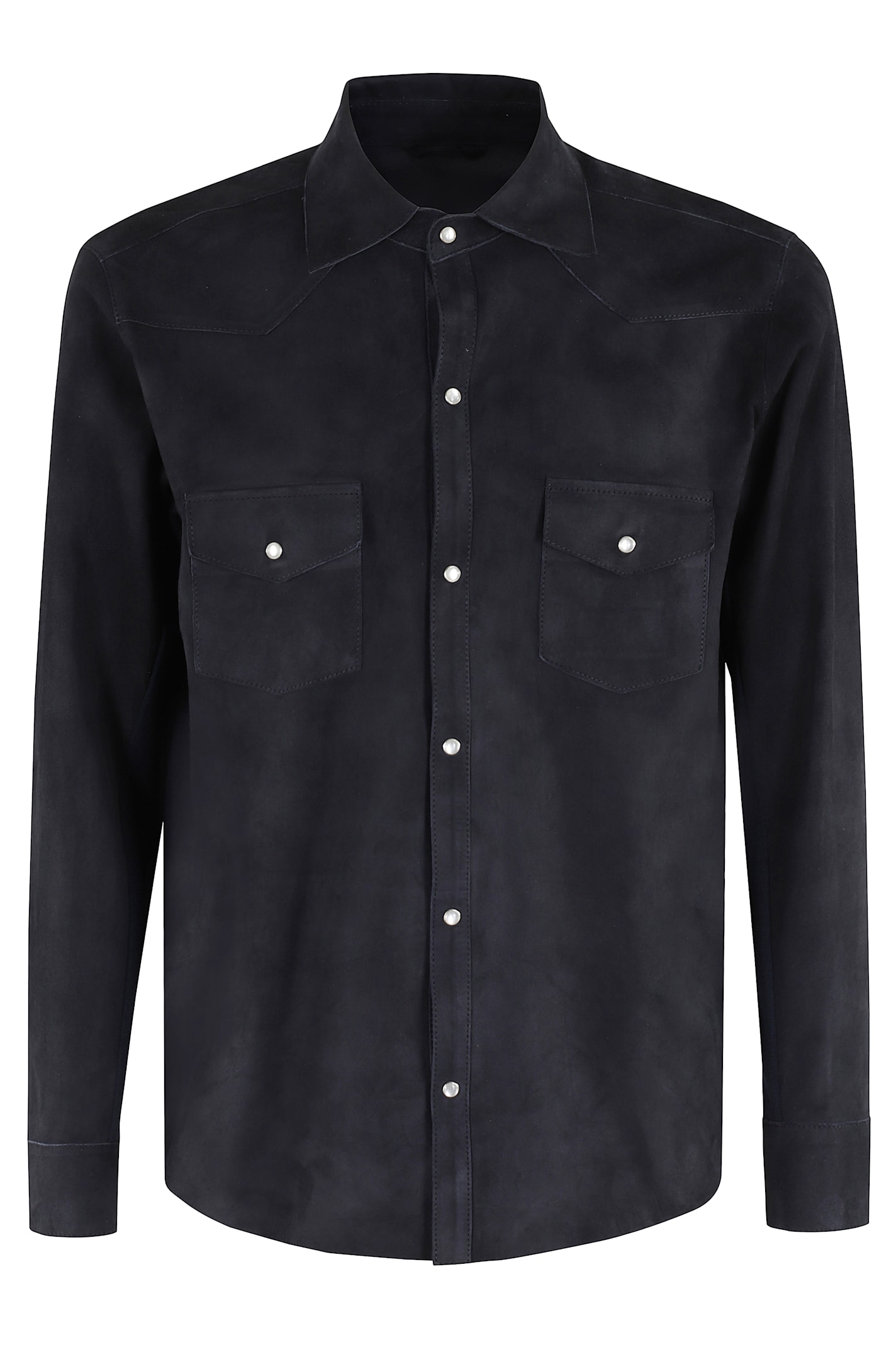 Shop Eleventy Giubbino Camicia Texas In Blu