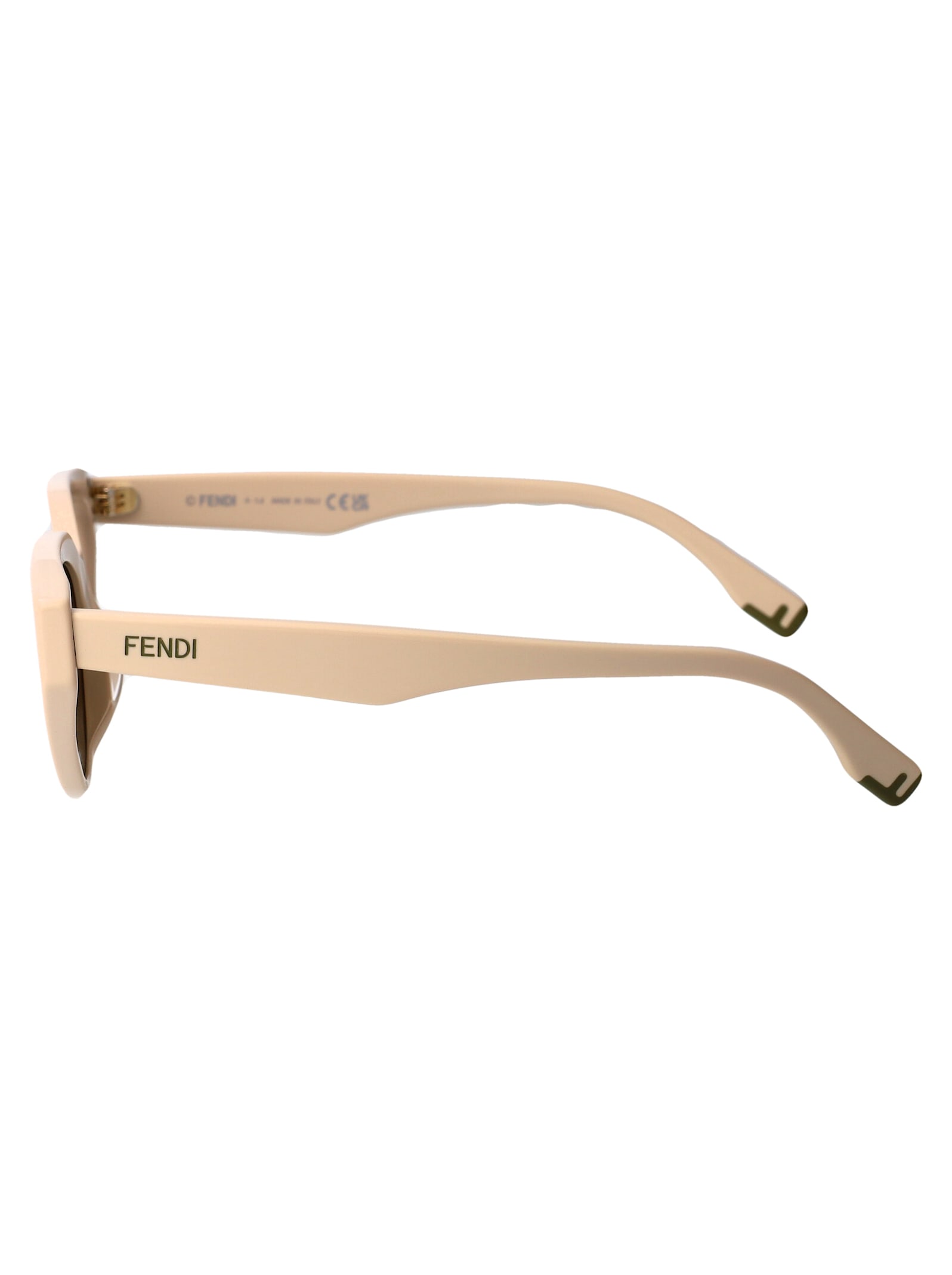 Shop Fendi Way Sunglasses In White