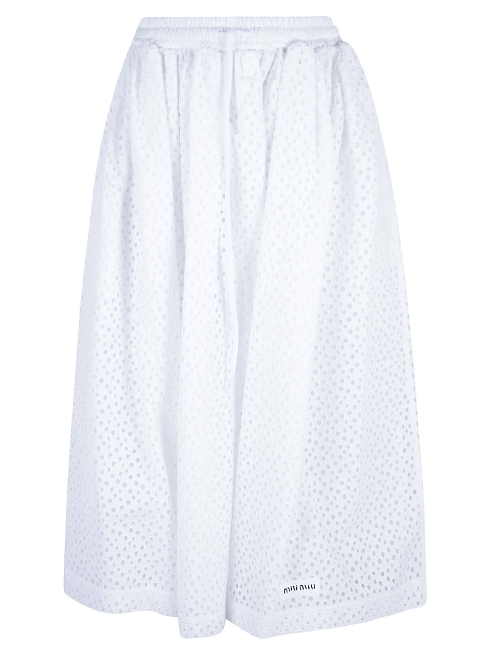 Miu Miu Elasticated Waist Skirt