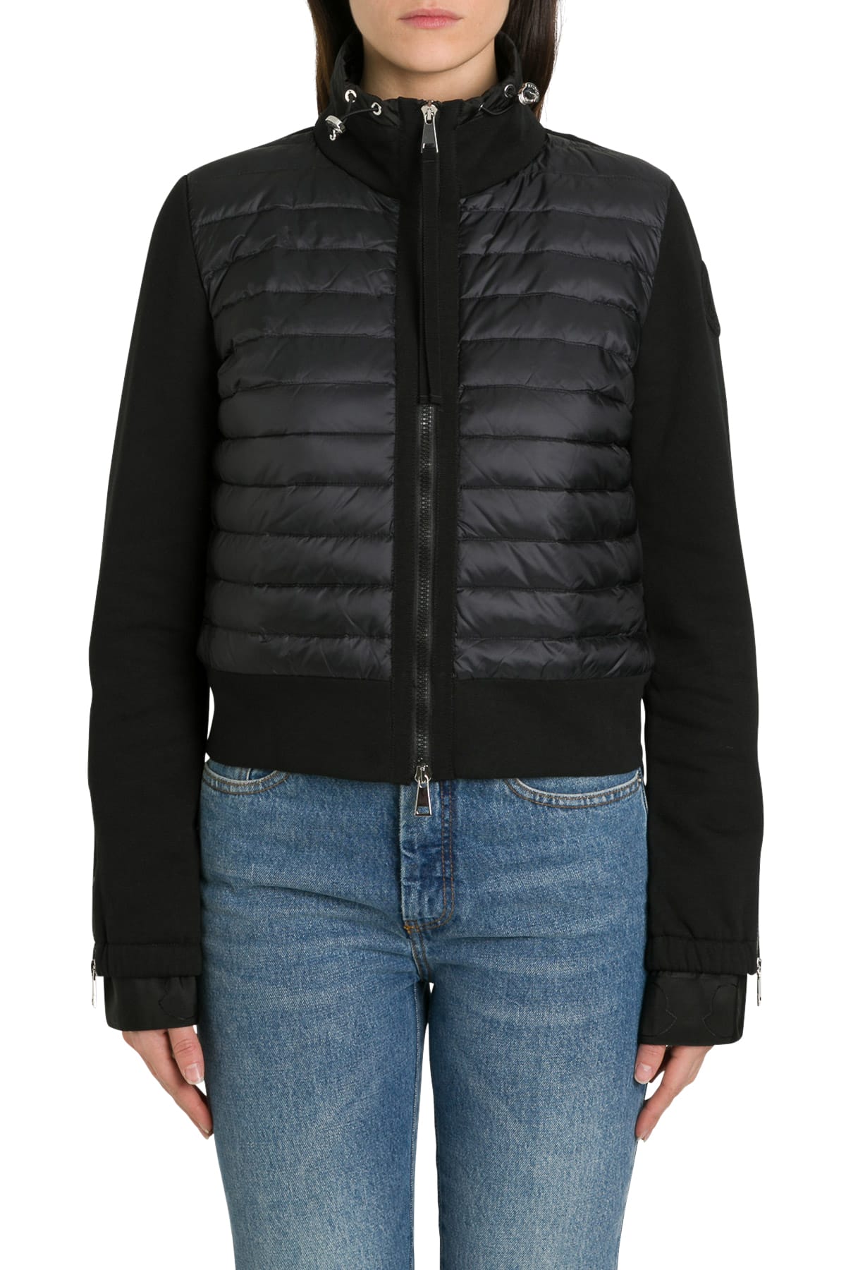 MONCLER CARDIGAN WITH PADDED FRONT,11257530