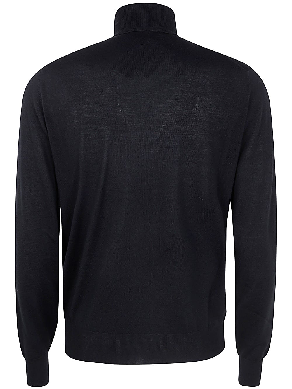 Shop Filippo De Laurentiis Long Sleeves Merinos Turtleneck In Black